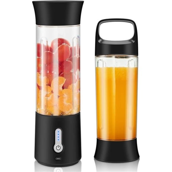 Personal Size Portable Blender - 17Oz USB Rechargeable Blender with 6 Blades - Picture 1 of 7